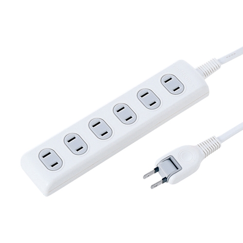 電源タップ6個口 5m 【PC/パソコン レンタル】